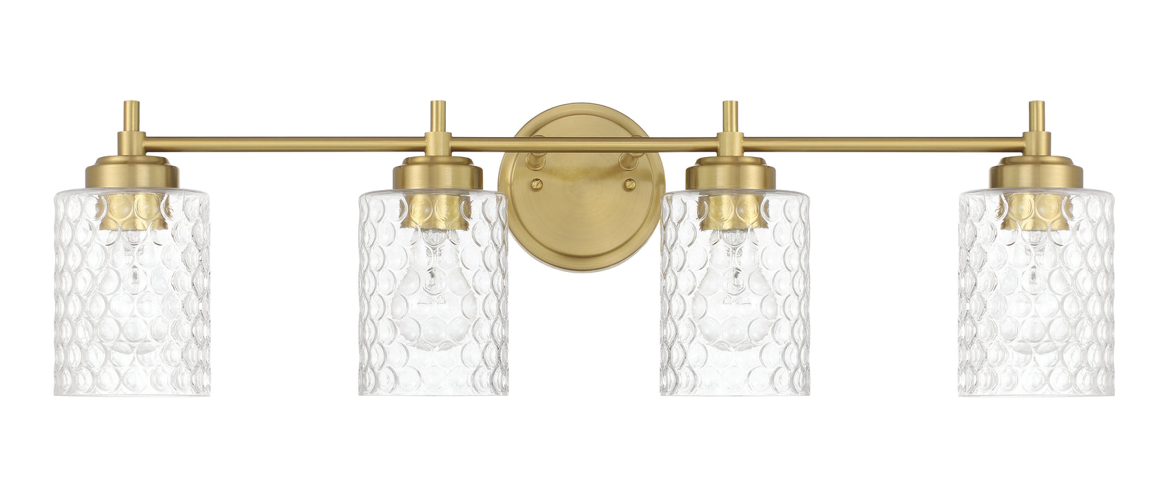 Craftmade - 60504-SB - Four Light Vanity - Claire - Satin Brass
