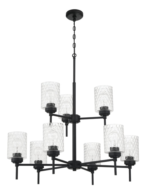 Craftmade - 60529-FB - Nine Light Chandelier - Claire - Flat Black
