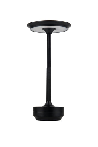 Riki LED Rechargeable Lamp Flat Black