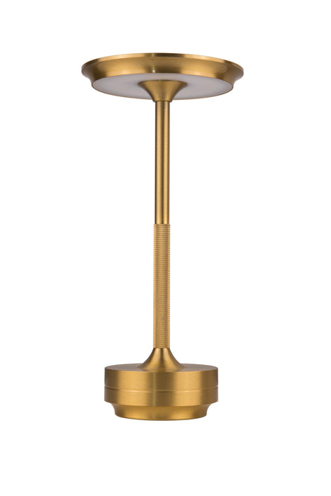 Craftmade - 86294GD-TR - LED Rechargeable Lamp - Riki - Gold