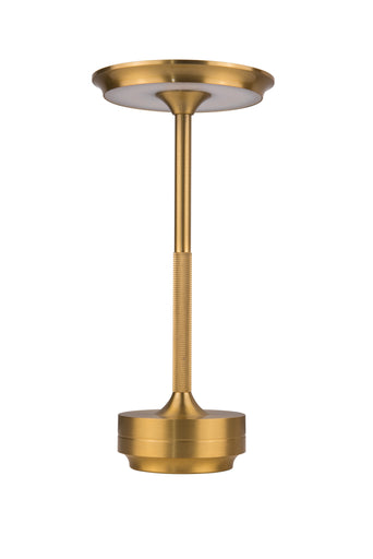 Riki LED Rechargeable Lamp Gold