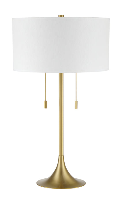 Craftmade - 87003SB-T - Two Light Table Lamp - Neely - Satin Brass