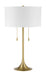 Craftmade - 87003SB-T - Two Light Table Lamp - Neely - Satin Brass