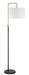 Craftmade - 87008FBSB-F - One Light Floor Lamp - Ingraham - Flat Black/Satin Brass