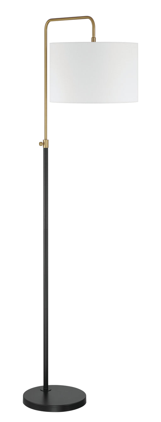 Craftmade - 87008FBSB-F - One Light Floor Lamp - Ingraham - Flat Black/Satin Brass