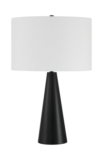 Keefer One Light Table Lamp Flat Black