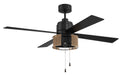 Craftmade - KNS52FB4 - 52 Inch Ceiling Fan - Kensey - Flat Black