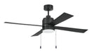 Craftmade - OMCY52FB4-PC - 52 Inch Ceiling Fan - Outdoor McCoy 52 4 Blade with Pull Chains - Flat Black