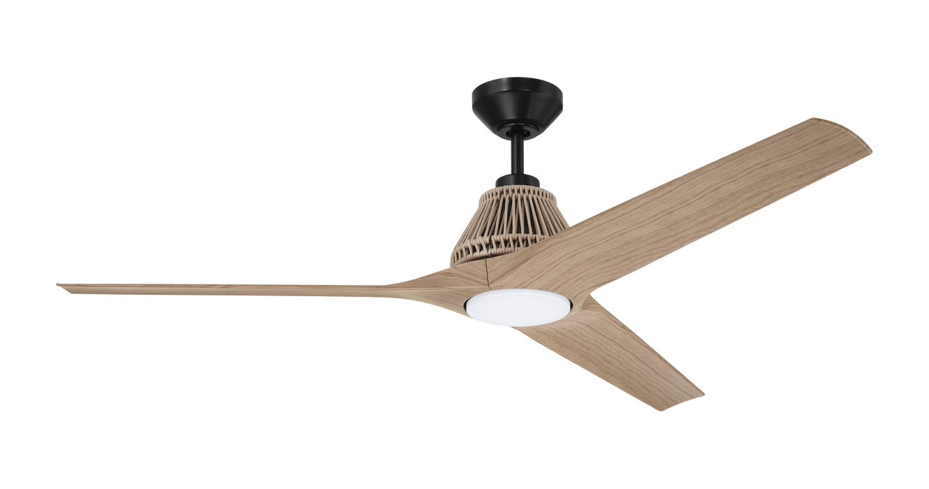 Craftmade - SEA56FB3 - 56 Inch Ceiling Fan - Sea Scape - Flat Black