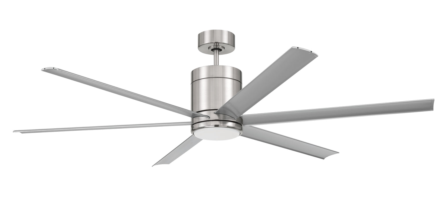 Craftmade - TTE65BNK6 - 65 Inch Ceiling Fan - Tate - Brushed Polished Nickel