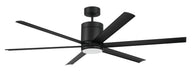 Craftmade - TTE65FB6 - 65 Inch Ceiling Fan - Tate - Flat Black