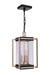 Craftmade - ZA6511-MNSB - Three Light Outdoor Pendant - Metalwork - Midnight / Satin Brass