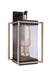 Craftmade - ZA6524-MNSB - Four Light Outdoor Wall Lantern - Metalwork - Midnight / Satin Brass