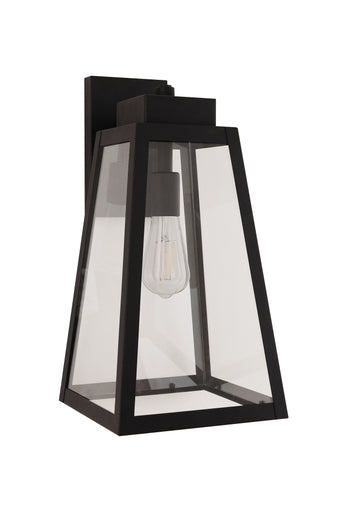 Sorano One Light Outdoor Lantern Textured Black
