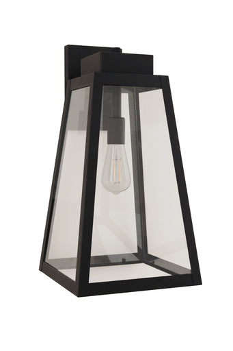 Sorano One Light Outdoor Lantern Textured Black