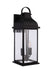 Craftmade - ZA7214-MN - Two Light Outdoor Wall Lantern - Bent Tree - Midnight