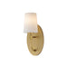 Maxim - 12691WTNAB - One Light Wall Sconce - Durham - Natural Aged Brass