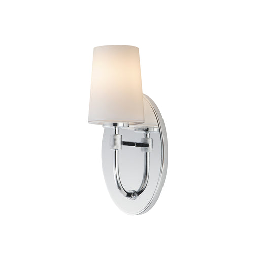 Durham One Light Wall Sconce Polished Chrome
