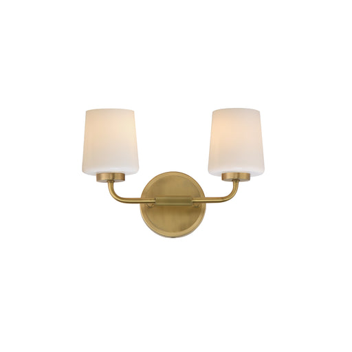 Durham Two Light Wall Sconce Natural Aged Brass