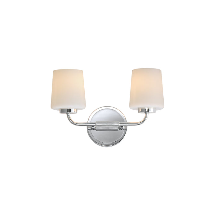 Maxim - 12692WTPC - Two Light Wall Sconce - Durham - Polished Chrome