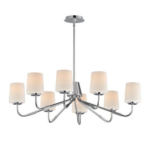 Durham Eight Light Chandelier Polished Chrome
