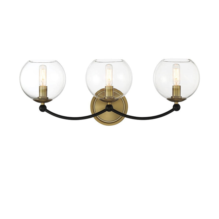Minka-Lavery - 5063-726 - Three Light Bath Vanity - Kearney Park - Coal And Soft Brass