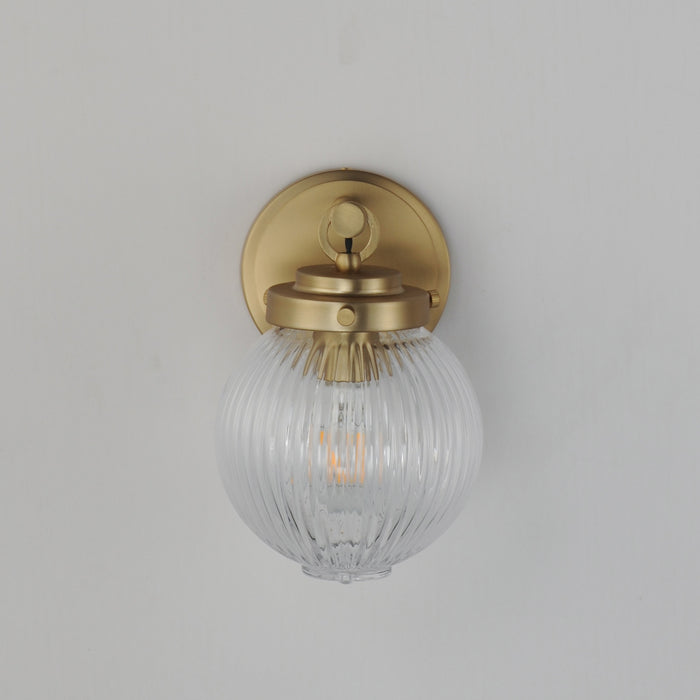 Maxim - 15191CRSBR - One Light Wall Sconce - Kasbah - Satin Brass