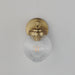 Maxim - 15191CRSBR - One Light Wall Sconce - Kasbah - Satin Brass
