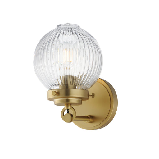 Kasbah One Light Wall Sconce Satin Brass