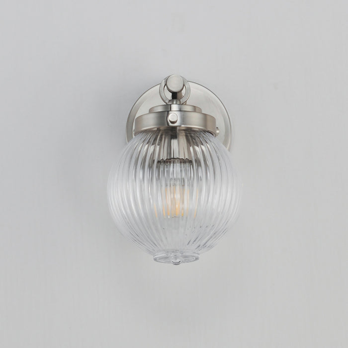 Maxim - 15191CRSN - One Light Wall Sconce - Kasbah - Satin Nickel