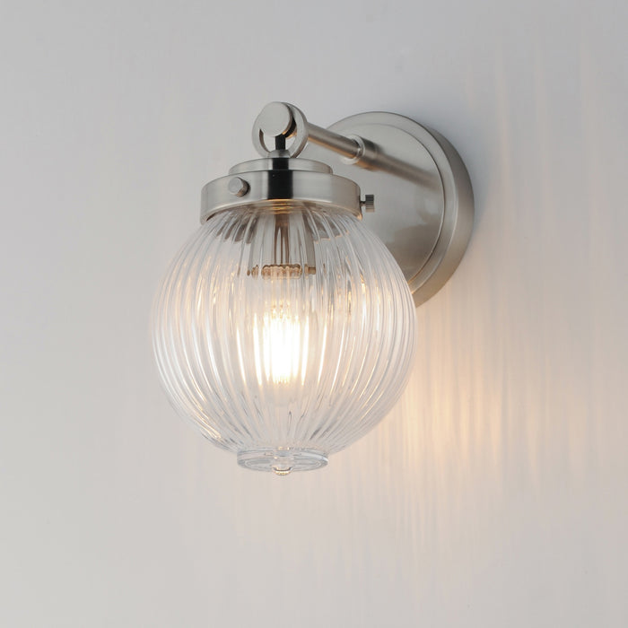 Maxim - 15191CRSN - One Light Wall Sconce - Kasbah - Satin Nickel