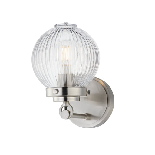 Kasbah One Light Wall Sconce Satin Nickel