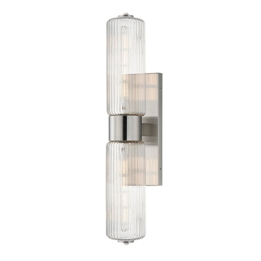 Kasbah Two Light Wall Sconce Satin Nickel