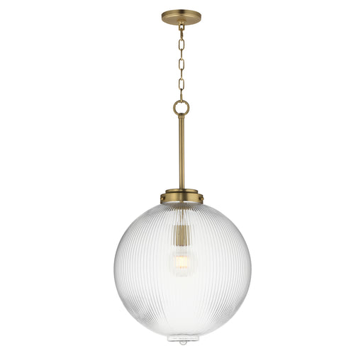 Kasbah One Light Pendant Satin Brass