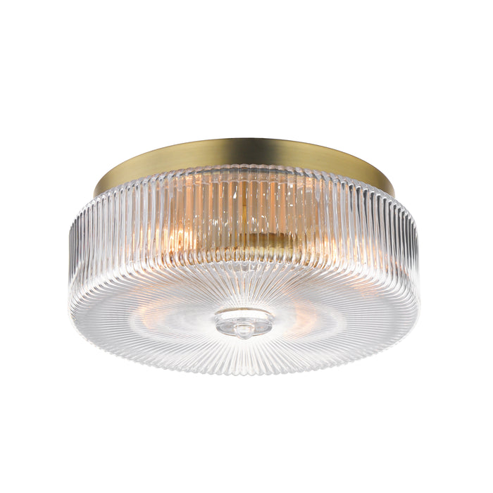 Maxim - 15199CRSBR - Four Light Flush Mount - Kasbah - Satin Brass