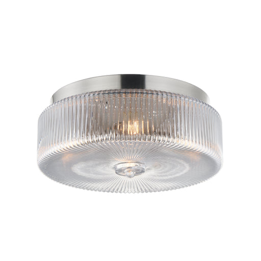 Kasbah Four Light Flush Mount Satin Nickel