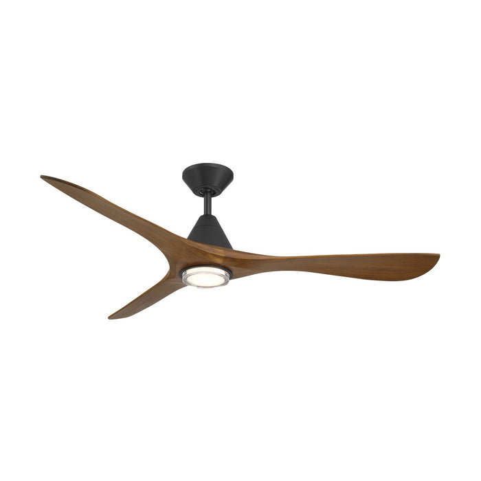 Modern Forms Fans - FR-D2504-60L-MB/DK - 60 Inch Ceiling Fan - Carve - Matte Black/Distressed Koa