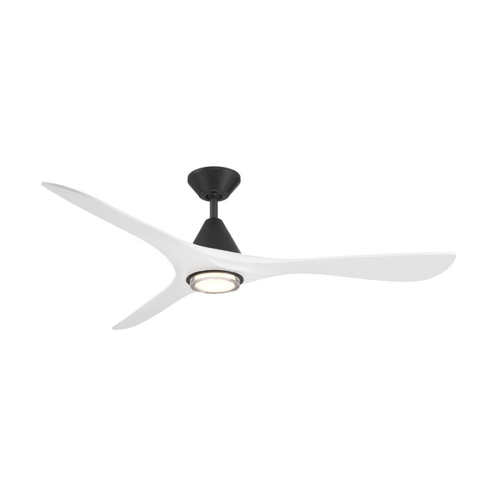 Modern Forms Fans - FR-D2504-60L-MB/MW - 60 Inch Ceiling Fan - Carve - Matte Black/Matte White