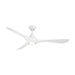 Modern Forms Fans - FR-D2504-60L-MW - 60 Inch Ceiling Fan - Carve - Matte White