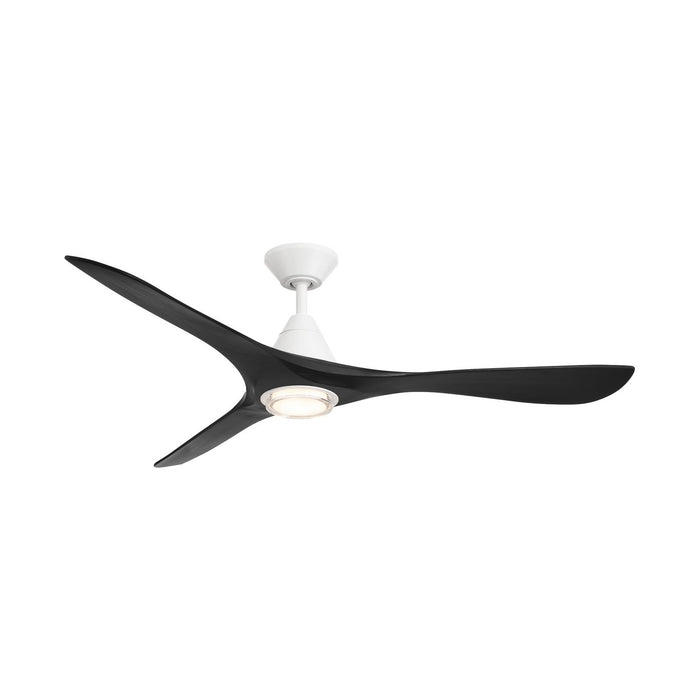 Modern Forms Fans - FR-D2504-60L-MW/MB - 60 Inch Ceiling Fan - Carve - Matte White/Matte Black