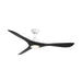 Modern Forms Fans - FR-D2504-60L-MW/MB - 60 Inch Ceiling Fan - Carve - Matte White/Matte Black