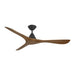 Modern Forms Fans - FR-D2504-60-MB/DK - 60 Inch Ceiling Fan - Carve - Matte Black/Distressed Koa