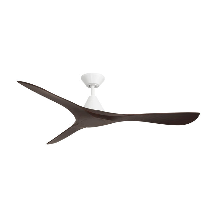 Modern Forms Fans - FR-D2504-60-MW/DW - 60 Inch Ceiling Fan - Carve - Matte White/Dark Walnut