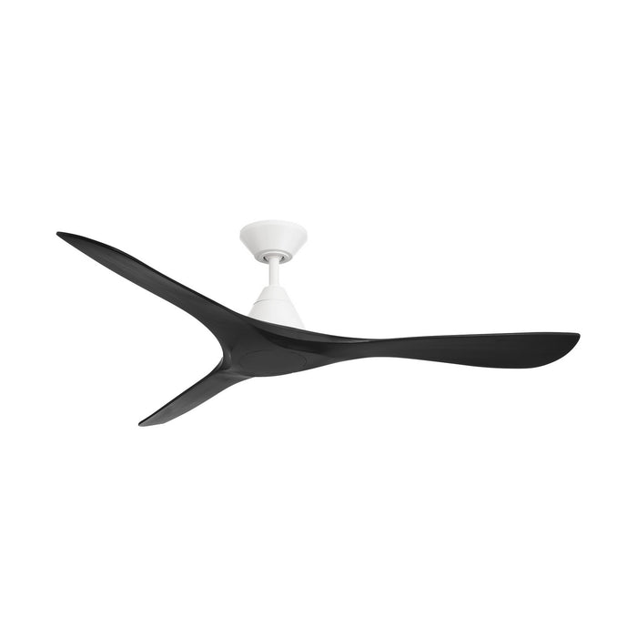 Modern Forms Fans - FR-D2504-60-MW/MB - 60 Inch Ceiling Fan - Carve - Matte White/Matte Black