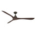 Modern Forms Fans - FR-D2504-72-BZ/DW - 72 Inch Ceiling Fan - Carve - Bronze/Dark Walnut