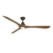 Modern Forms Fans - FR-D2504-72L-BZ/DK - 72 Inch Ceiling Fan - Carve - Bronze/Distressed Koa