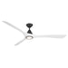 Modern Forms Fans - FR-D2504-72L-MB/MW - 72 Inch Ceiling Fan - Carve - Matte Black/Matte White