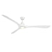 Modern Forms Fans - FR-D2504-72L-MW - 72 Inch Ceiling Fan - Carve - Matte White