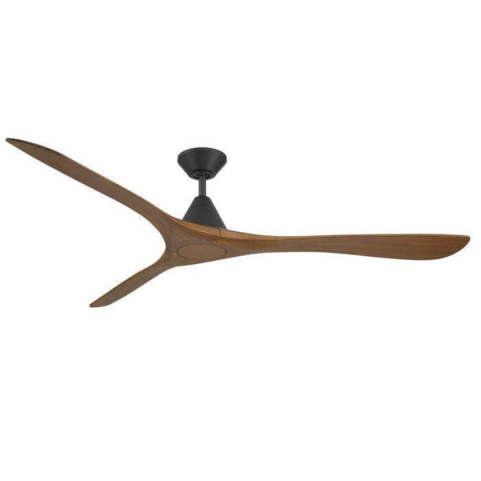 Modern Forms Fans - FR-D2504-72-MB/DK - 72 Inch Ceiling Fan - Carve - Matte Black/Distressed Koa