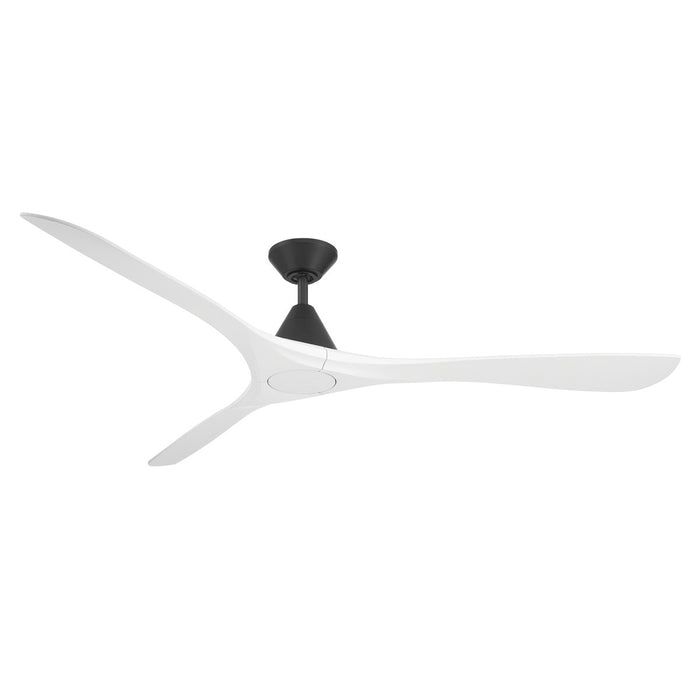 Modern Forms Fans - FR-D2504-72-MB/MW - 72 Inch Ceiling Fan - Carve - Matte Black/Matte White